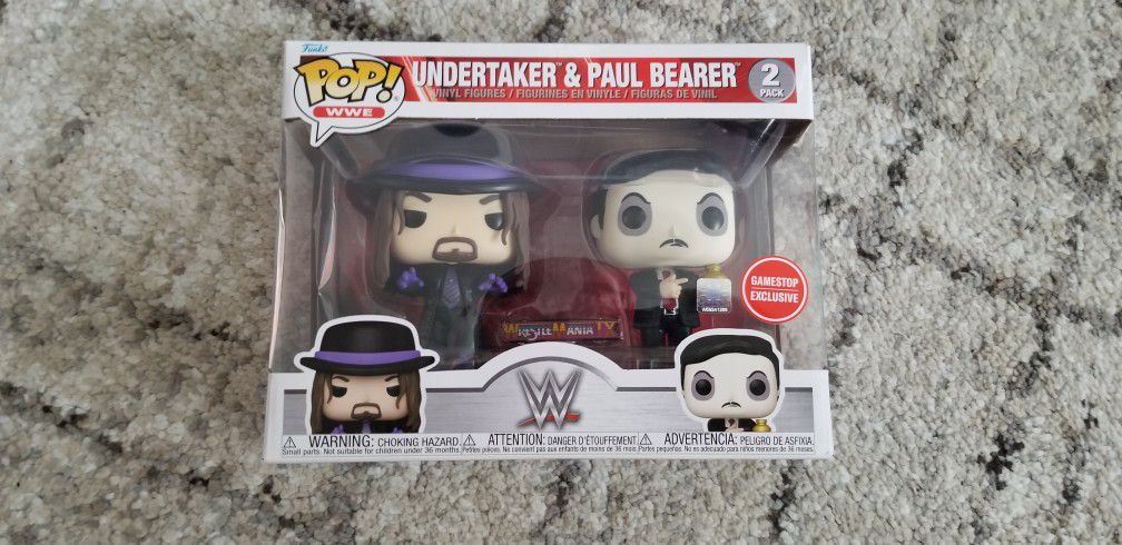 Funko Wwe  Undertaker Paul Bearer Set New!