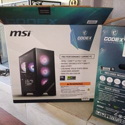 MSI CODEX GAMING PC.    (2for 1500)