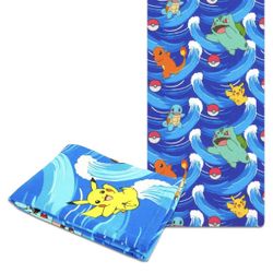 Nintendo Pokemon Beach Towel for Kids  27" x 54" Pokemon Microfiber Pool Towel