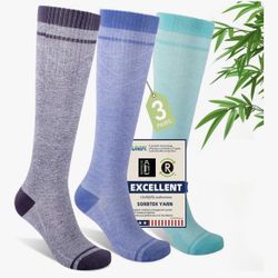 Compression Socks Women & Men, 15-20 mmHg Bamboo 