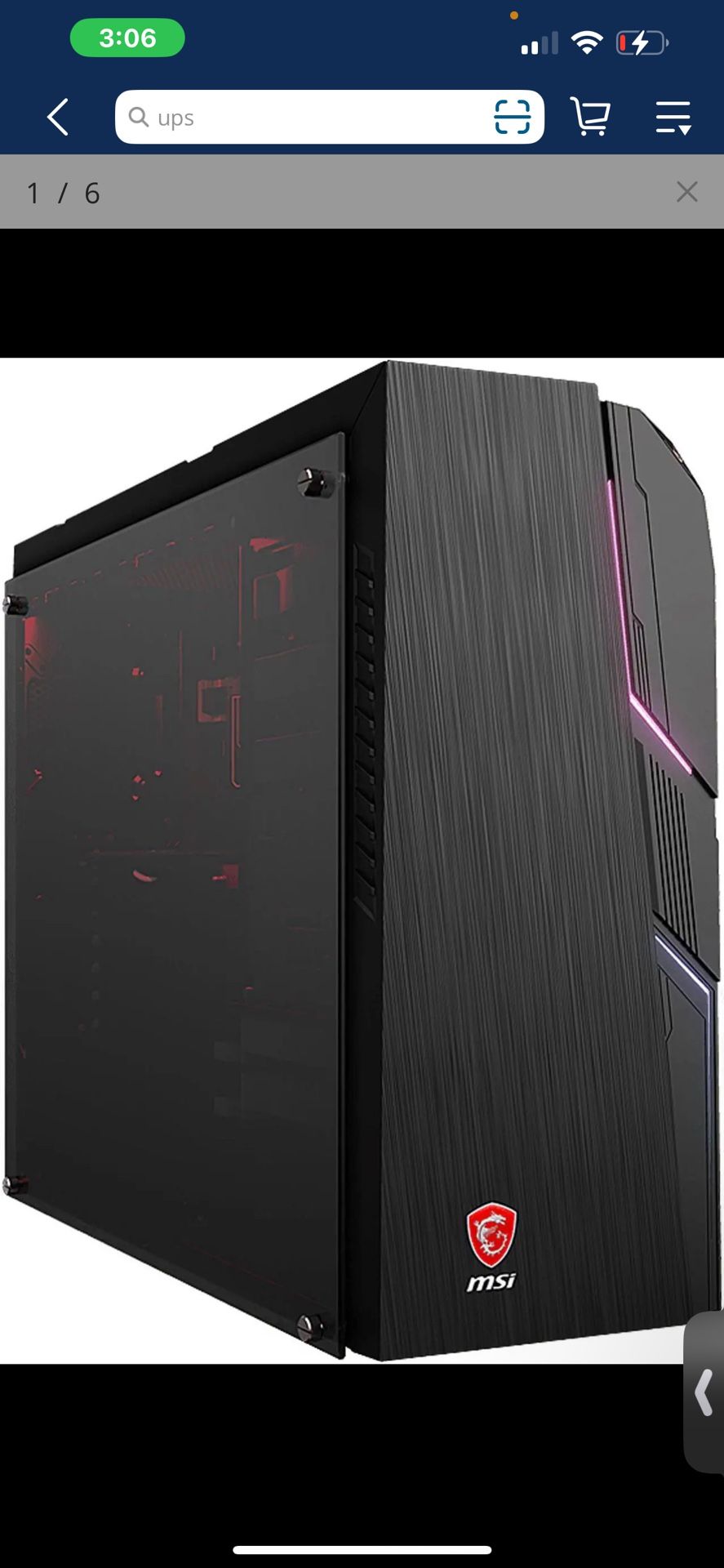 Msi Gaming Desktop