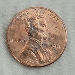 USA Lincoln Shield Cent 2011-D