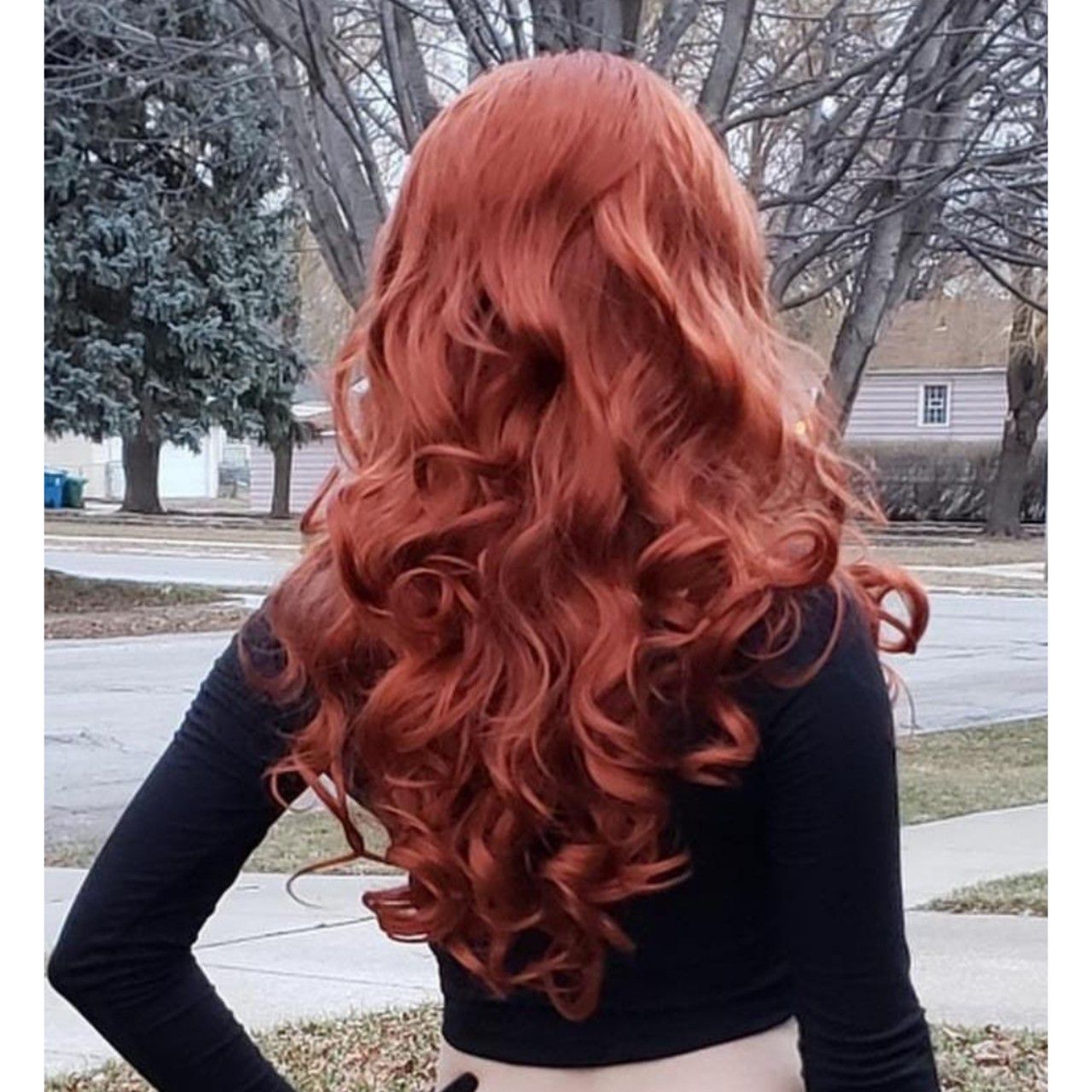 Copper Red Beauty Lace Front Wig