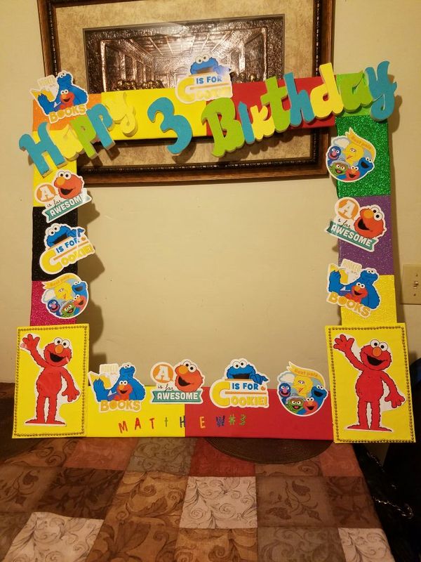 Elmo Picture Frame Ideas Elmo Selfie Frame For In Bellflower Ca Offerup