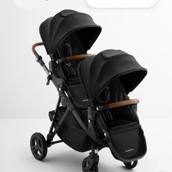 Mockingbird Single to Double Stroller w/car seat adapter