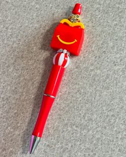 Mc D0nalds Happy Meal Beadable Customized Pen