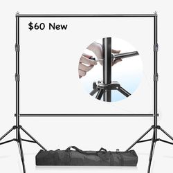 Backdrop Stand Banner Stand 10’ x 9.5 Adjustable