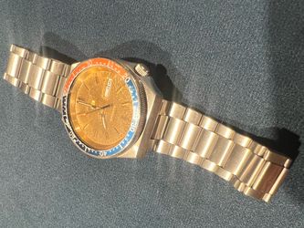 Vintage July 1984 Seiko 5 Sports 100 Automatic Watch – 6309-836B Gold Dial Serviced