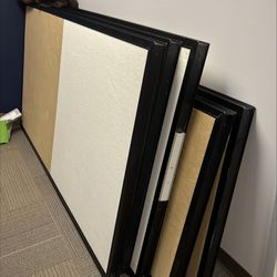 Free used office chairs and cubicle walls for pick up