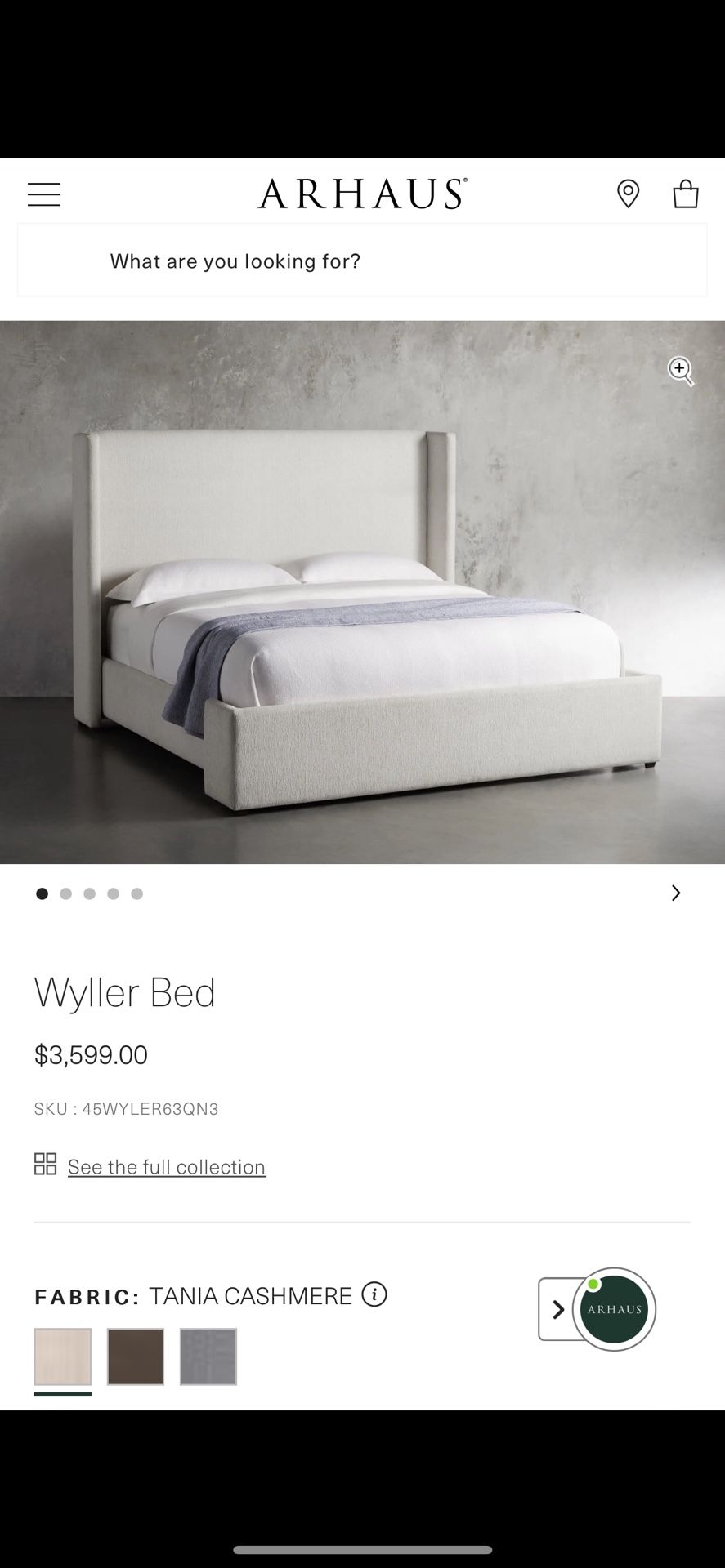 ARHAUS Wyller Bed