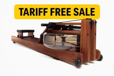 WaterRower Walnut Rowing Machine With S4