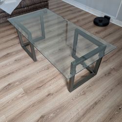 Glass Coffee And End Table
