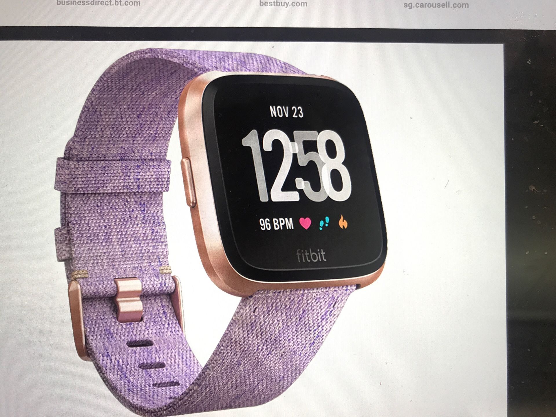 Brand new sealed Fitbit versa S.E. smart watch lavender