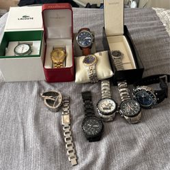 🚨 $70 (Needs Batteries) 🚨 11 Watches 