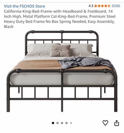 CALI KING BED FRAME