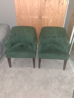 two matching chairs