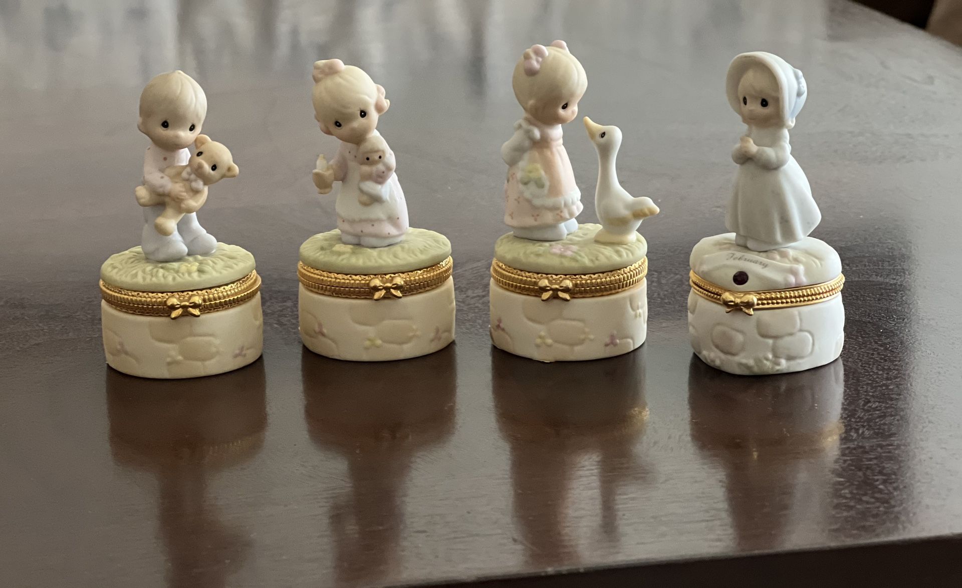 Precious Moment Trinket Boxes - All 4 $20
