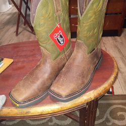 Justin Cowboy Boots Size 10 Mens