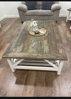 Coffee table and 2 end tables