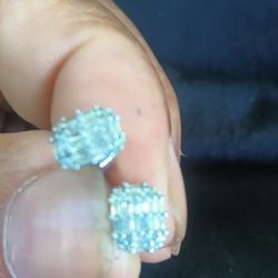 Zircon Diamond Ear Rings