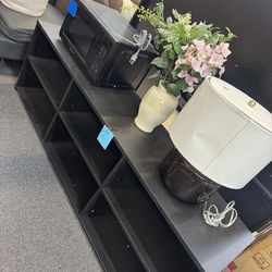 Tv stand new black low profile