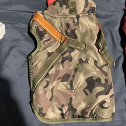 Army Green Camo Dog Puffer Vest