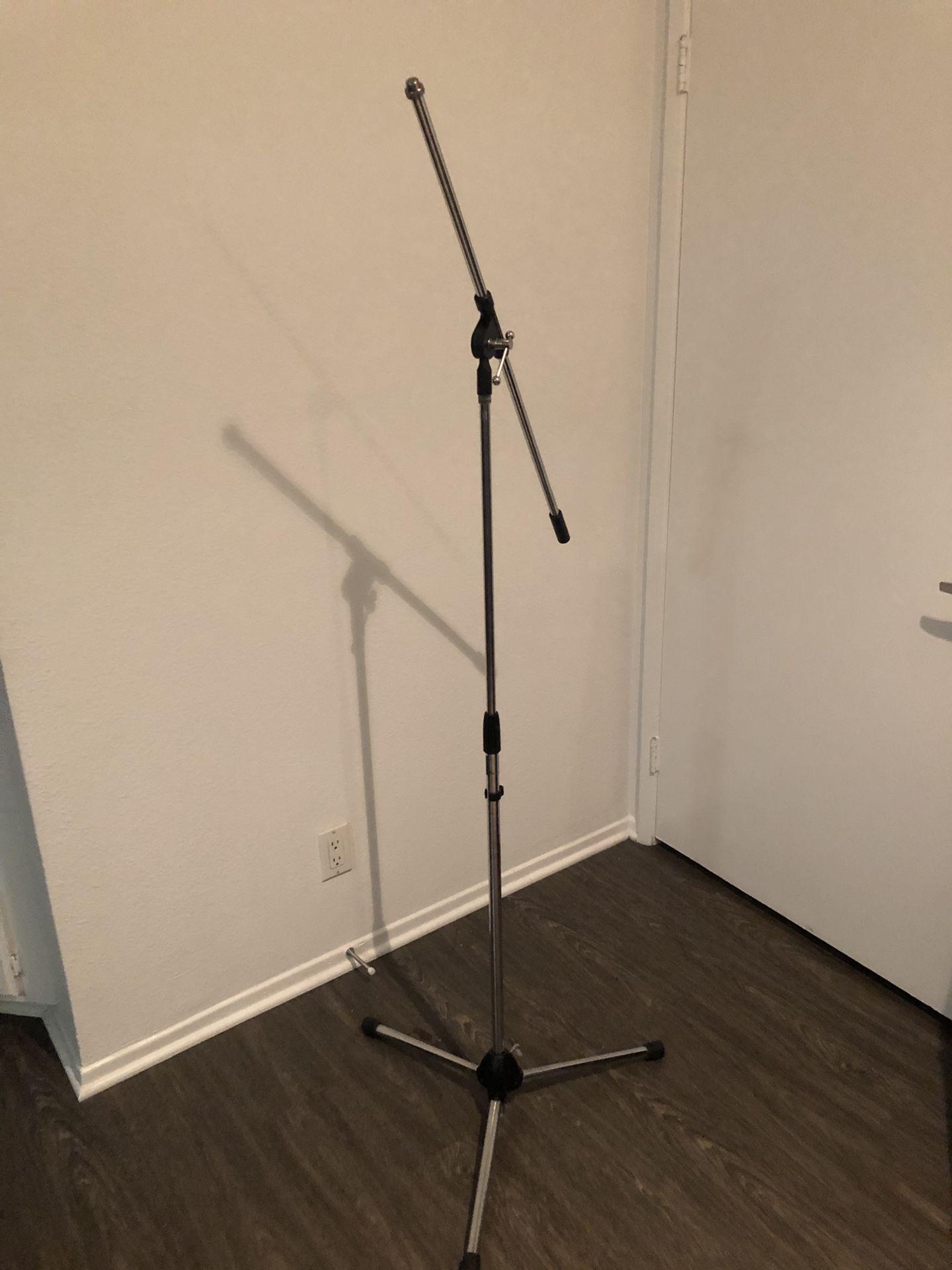 Microphone stand. Steel