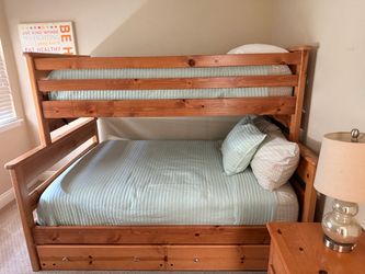 All wood triple / bunk bed