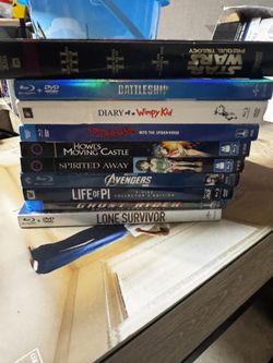 BLU-RAY AND DVD BUNDLE SELLING TOGETHER