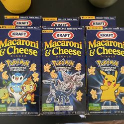 Pokémon Diamond & Pearl Macaroni and Cheese Complete Set