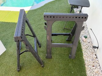 Plastic foldable Sawhorses