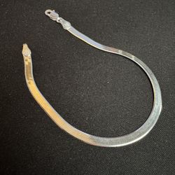 925 Silver Herringbone Bracelet