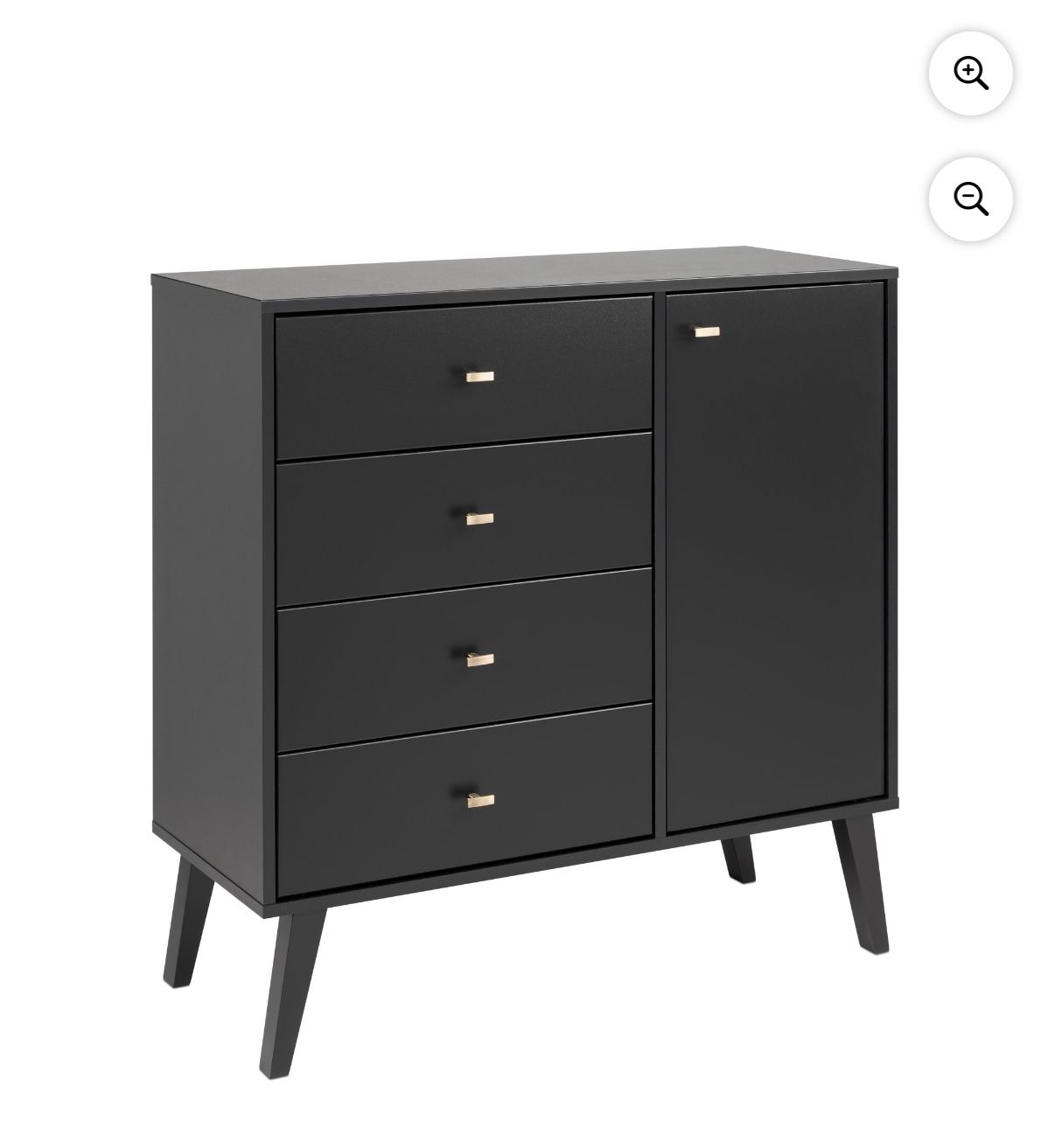 prepac milo mid century modern dresser Prepac Milo Mid-Century Modern 4 Drawer Chest of Drawers, Contemporary Bedroom Furniture, Small Dresser for Bedroom - Bed Bath & Beyond