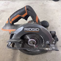 Rigid Circular Saw 6 1/2” Good Condition No Battery