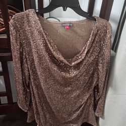 Sparkly Vince Camuto Shirt In Size XL