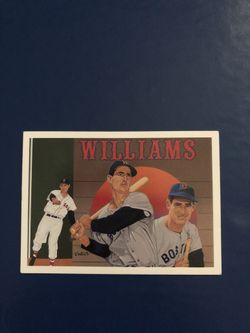 Ted Williams 1991 upper deck baseball heroes card