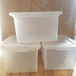 300 Plastic File Boxes