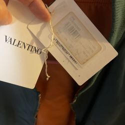Valentino Silk Teal Jacket