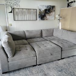 Costco Thomasville 6 Piece Modular Couch Sectional 🛋️ Free Delivery 