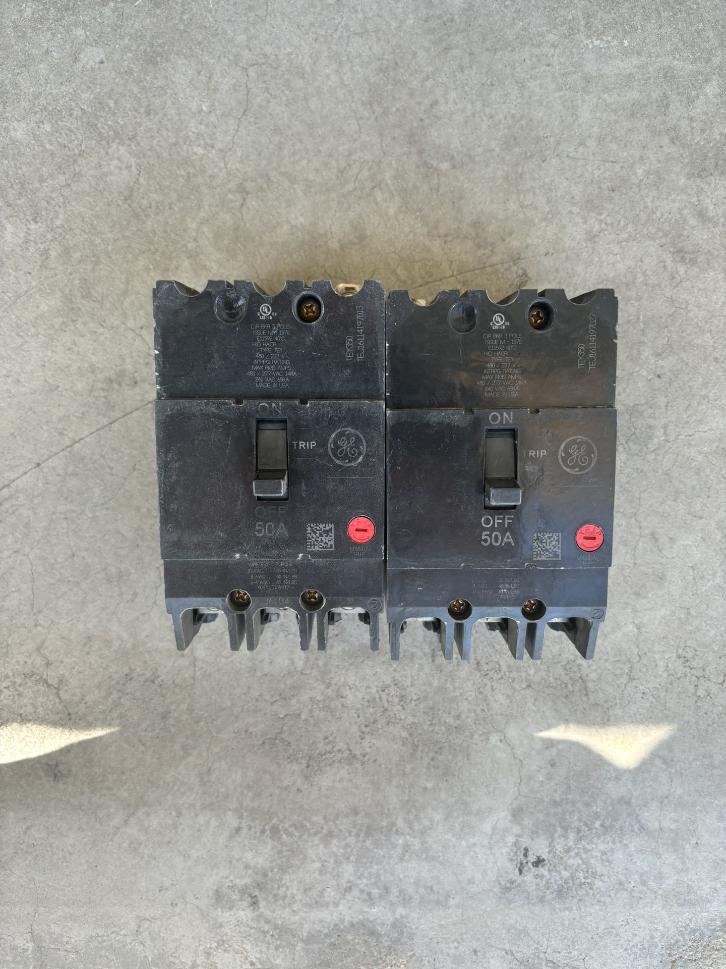 3 Pole 50 Amp Breaker