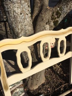 Single bed frame headboard