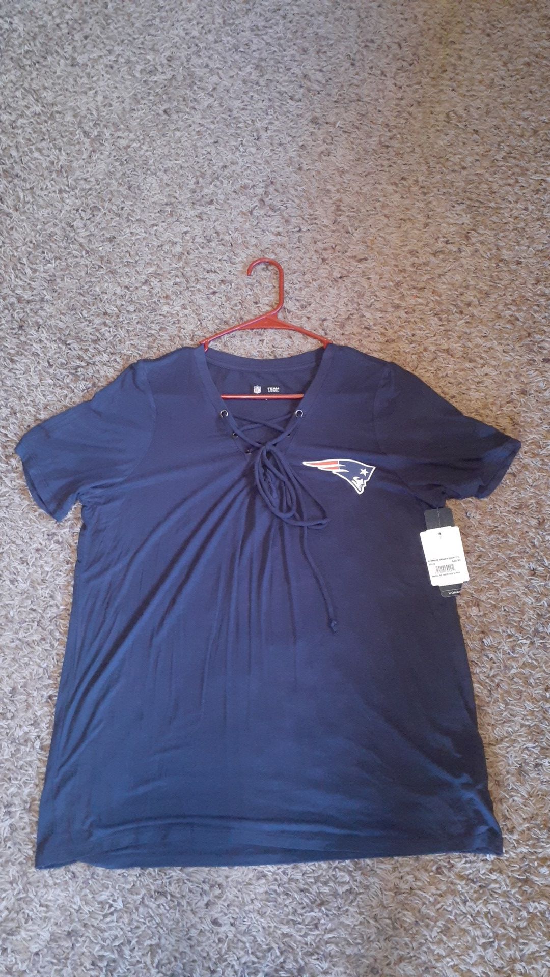 Nwt Ladies New England Patriots NFL Aramark Tee Size XL