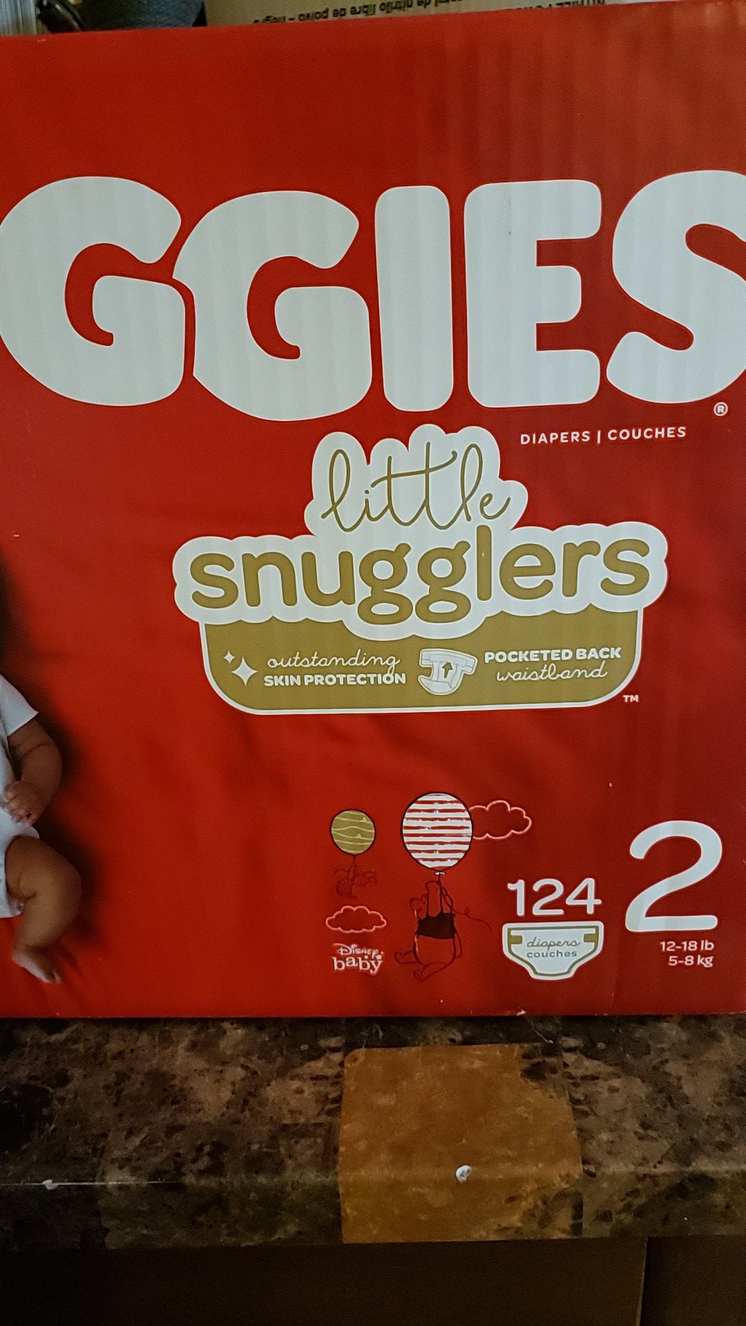 Free diapers, size 2