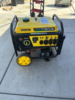 Shop Champion Power Equipment 11,500/9200-Watt Electric Start Tri Fuel Portable Generator w/ Free 3-Year Warranty for Home Backup and Storm Prep Quest