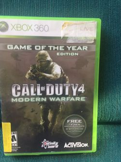 Xbox 360 Call of Duty 4 Modern Warfare Game