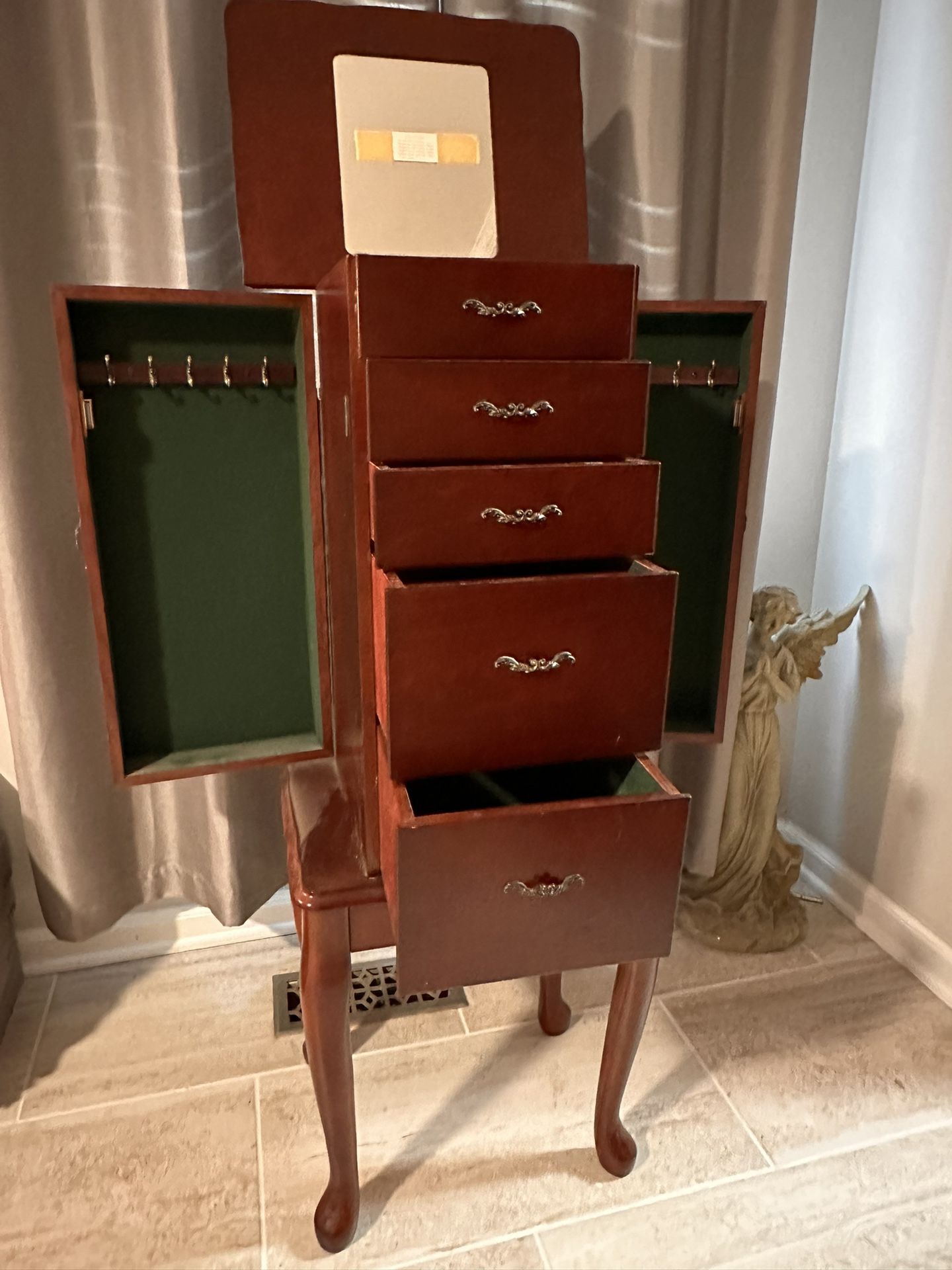 Jewelry Box Stand. 40” Tall.