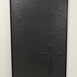 24x36 canvas framed cross