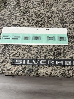 OEM Chevy Silverado 2500 Chrome Emblems Z71 Used