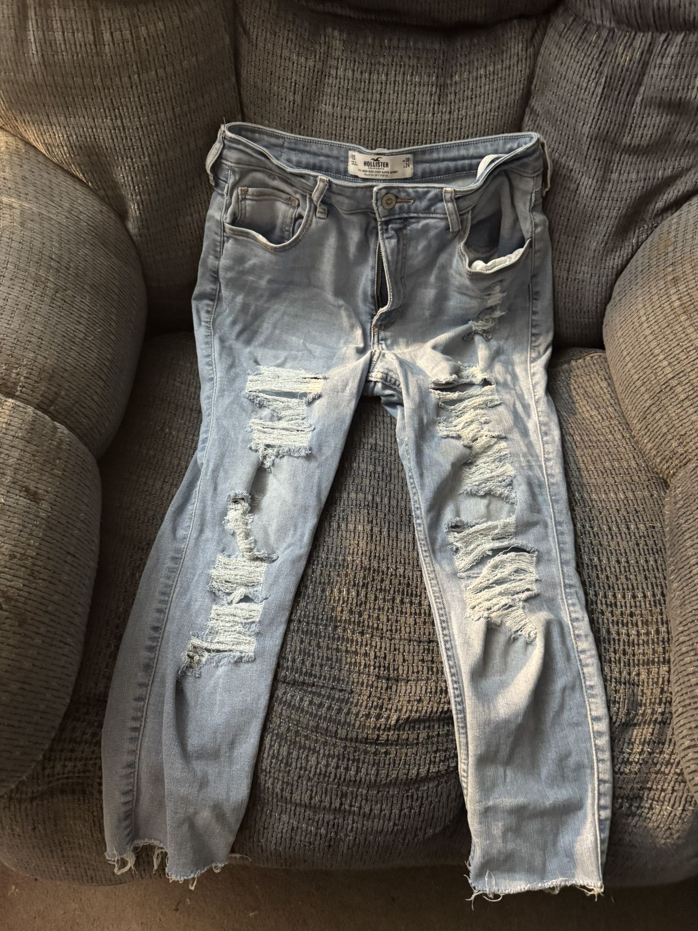 Hollister Crop Jeans Size 11 Short