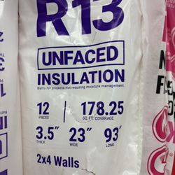 R13 Unfaced 23” Insulation